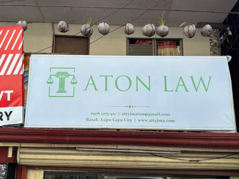 Aton Law Office Signage