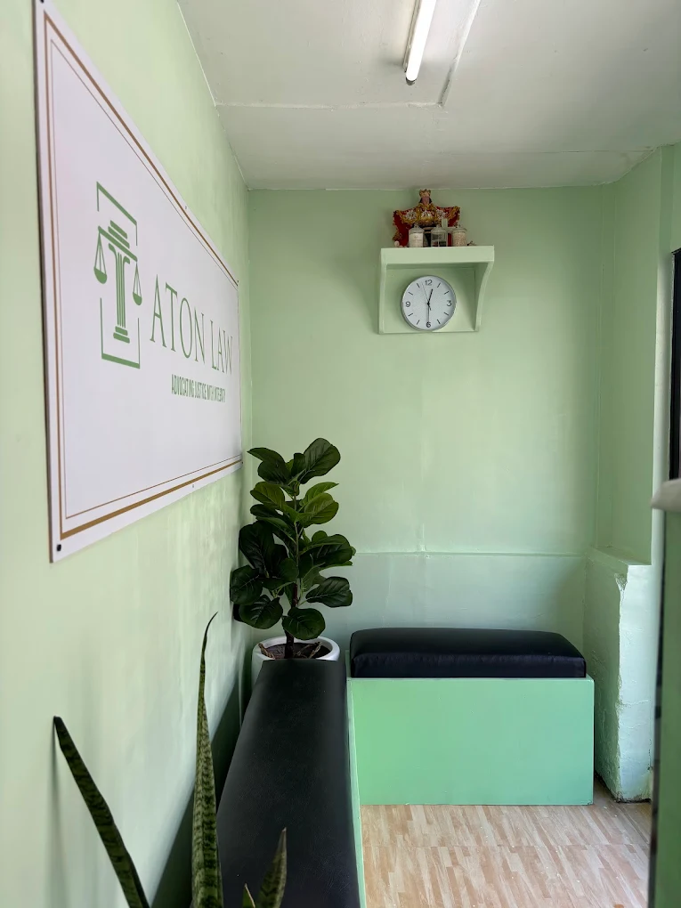 Aton Law Office Waiting area